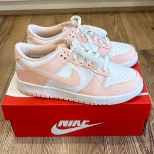 Nike Dunk Low Grade School Shoes In Washed Coral Youth Size 7
